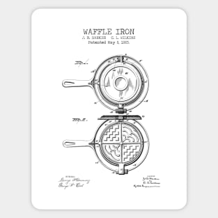 WAFFLE IRON patent Sticker
